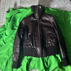 Dark Brown Leather Jacket
